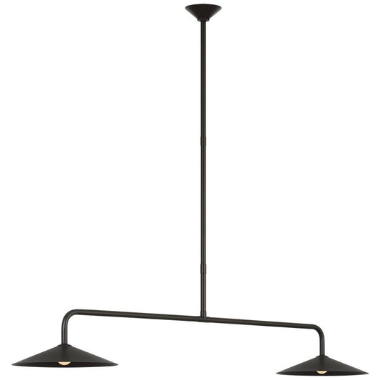 Visual Comfort Signature Ponce 62 Polished Nickel