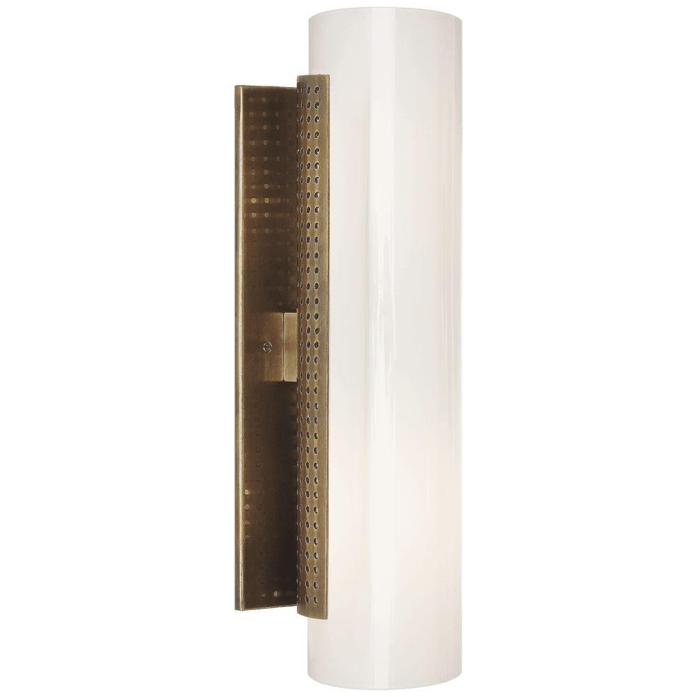 Visual Comfort Signature Precision Bathroom Wall Sconce Antique-Burnished Brass