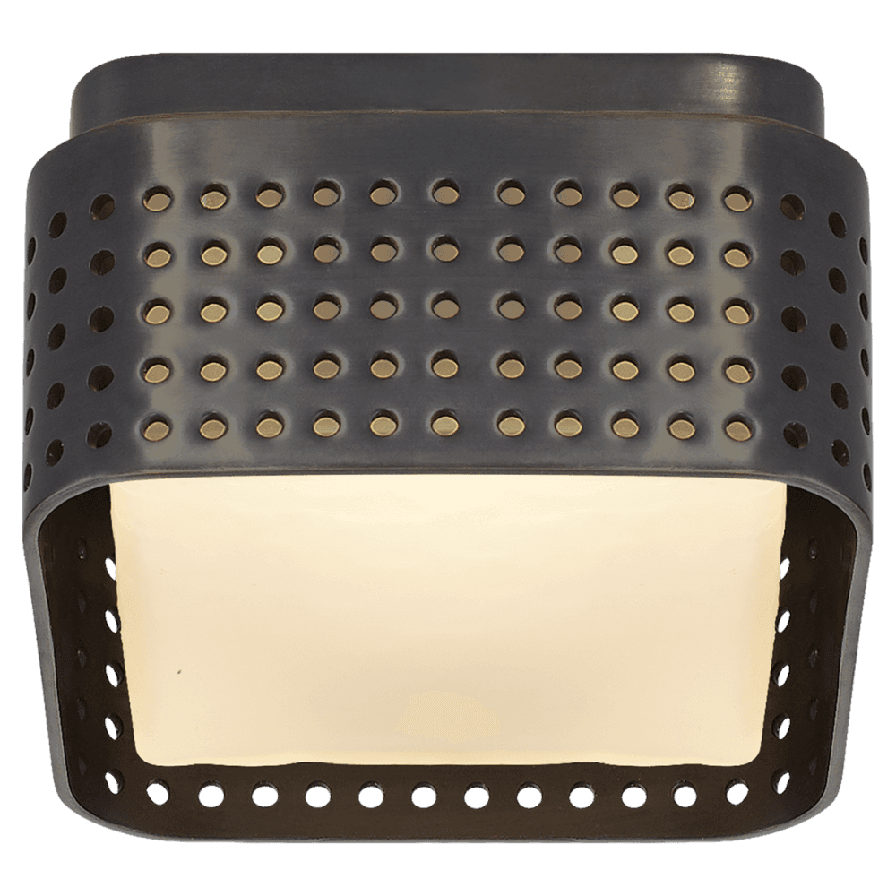 Visual Comfort Signature Precision Flush Mount Bronze