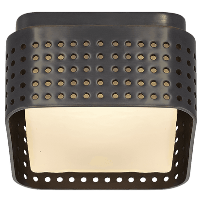Visual Comfort Signature Precision Flush Mount Bronze