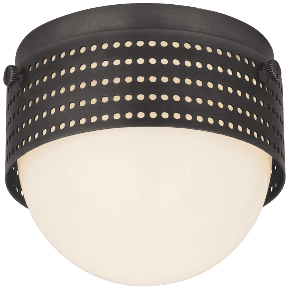 Visual Comfort Signature Precision Flush Mount Bronze