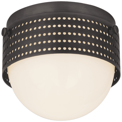 Visual Comfort Signature Precision Flush Mount Bronze