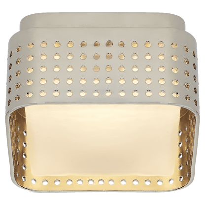Visual Comfort Signature Precision Flush Mount Polished Nickel