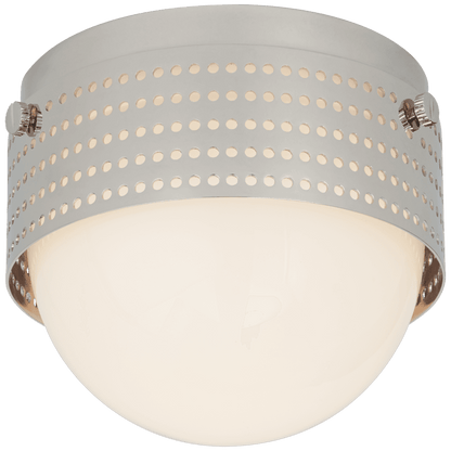 Visual Comfort Signature Precision Flush Mount Polished Nickel