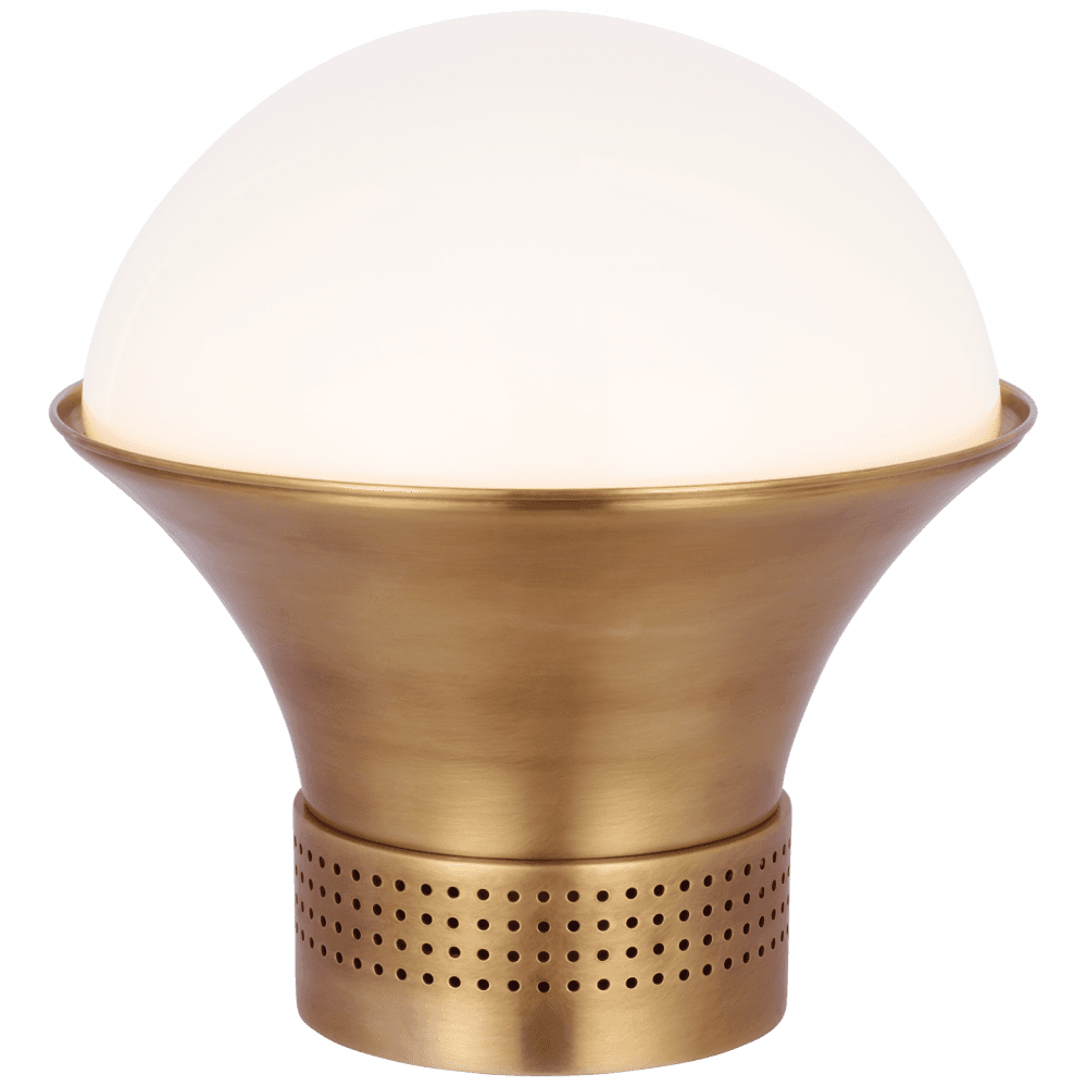 Visual Comfort Signature Precision Medium Table Lantern Antique-Burnished Brass