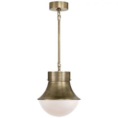 Visual Comfort Signature Precision Pendant Antique-Burnished Brass