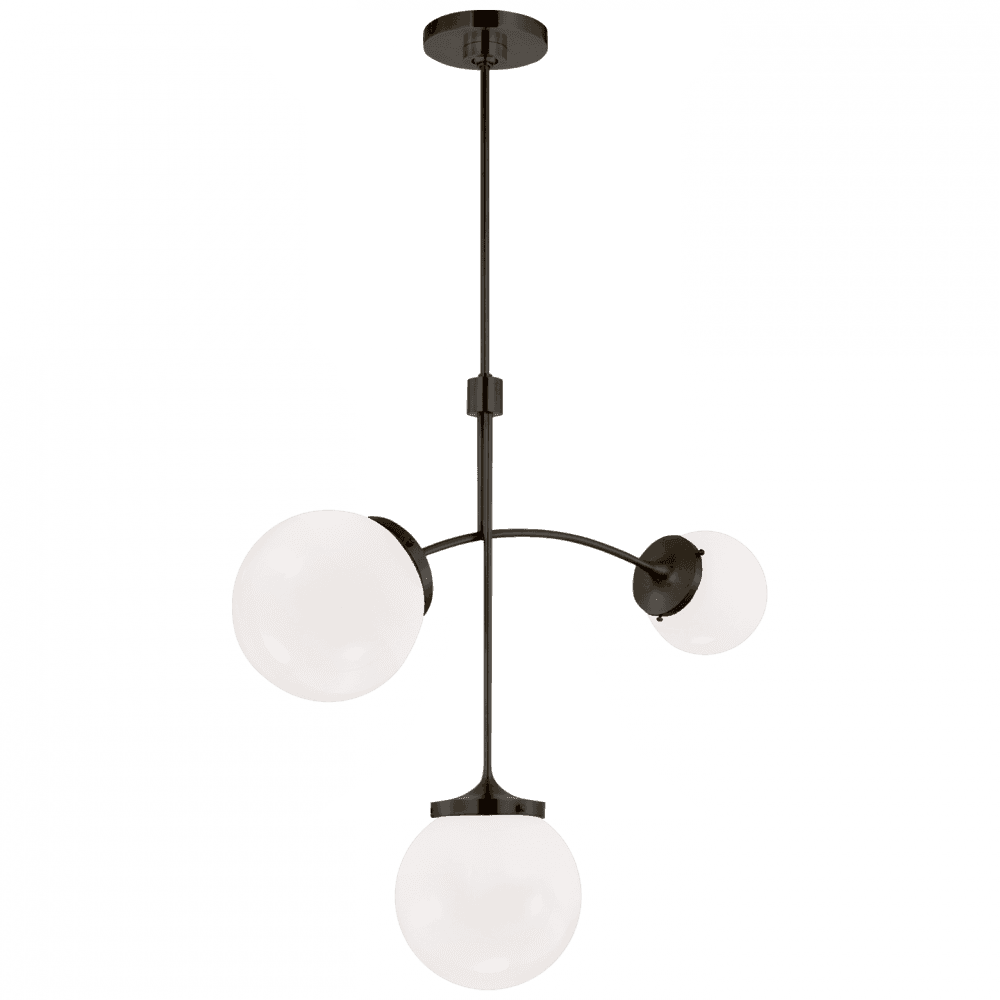 Visual Comfort Signature Prescott Small Chandelier Bronze