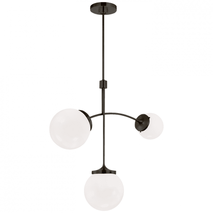Visual Comfort Signature Prescott Small Chandelier Bronze