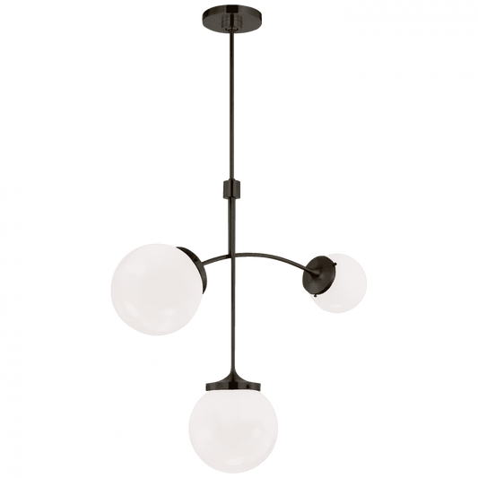 Visual Comfort Signature Prescott Small Chandelier Bronze