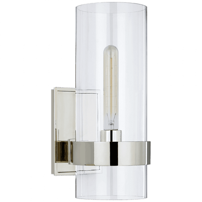 Visual Comfort Signature Presidio Bathroom Wall Sconce Polished Nickel