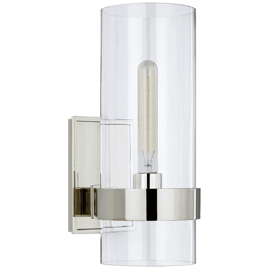 Visual Comfort Signature Presidio Bathroom Wall Sconce Polished Nickel
