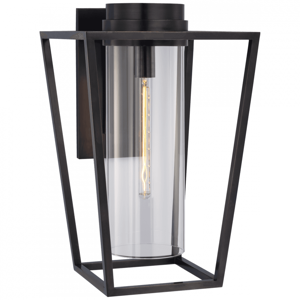 Visual Comfort Signature Presidio Medium Bracketed Sconce Bronze