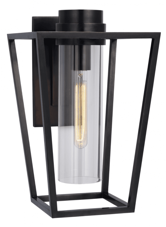 Visual Comfort Signature Presidio Small Bracketed Sconce Bronze