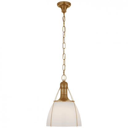 Visual Comfort Signature Prestwick Pendant Antique-Burnished Brass