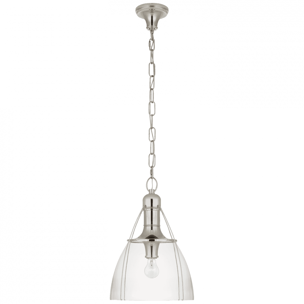 Visual Comfort Signature Prestwick Pendant Polished Nickel
