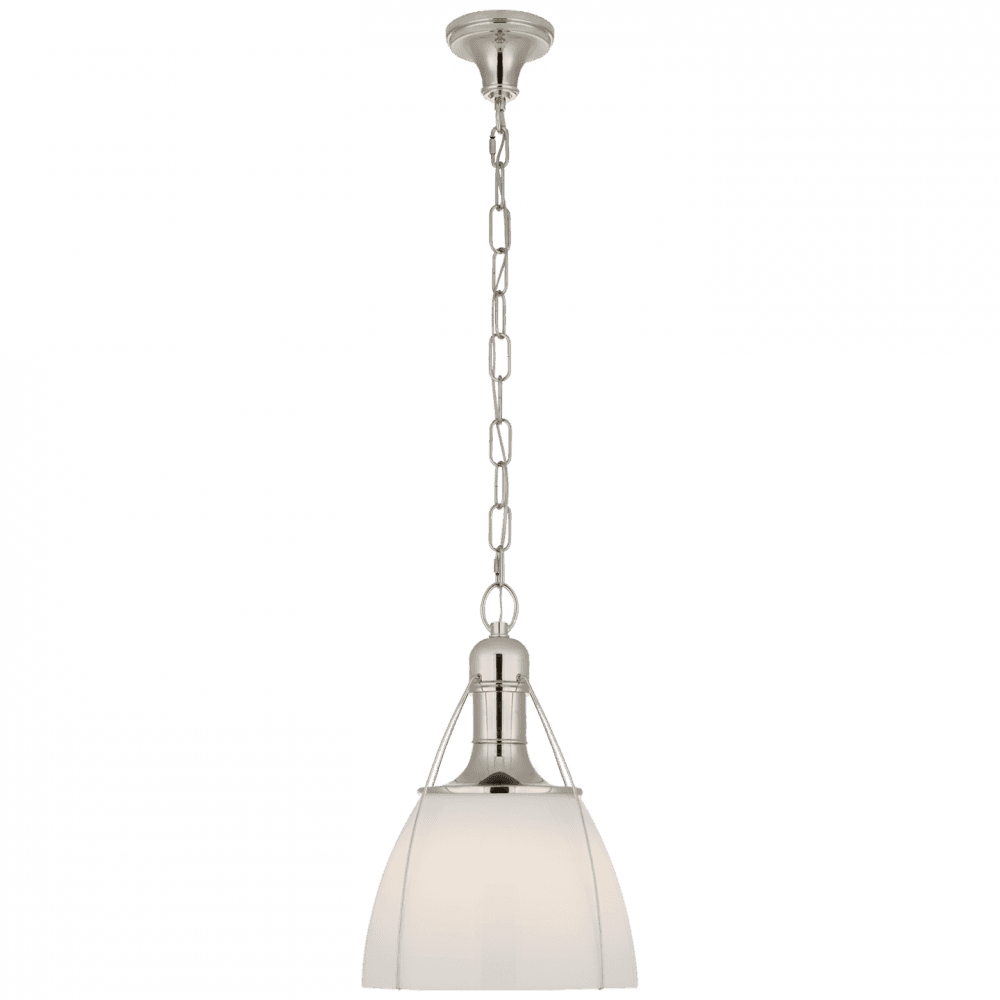 Visual Comfort Signature Prestwick Pendant Polished Nickel