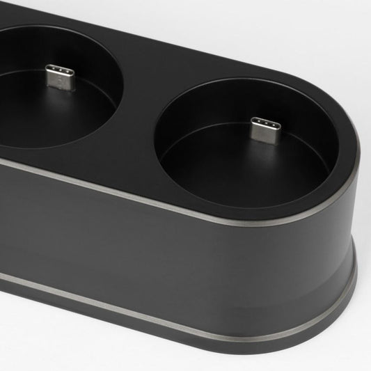 Visual Comfort Signature Quad R45 Universal Charging Station Nickel