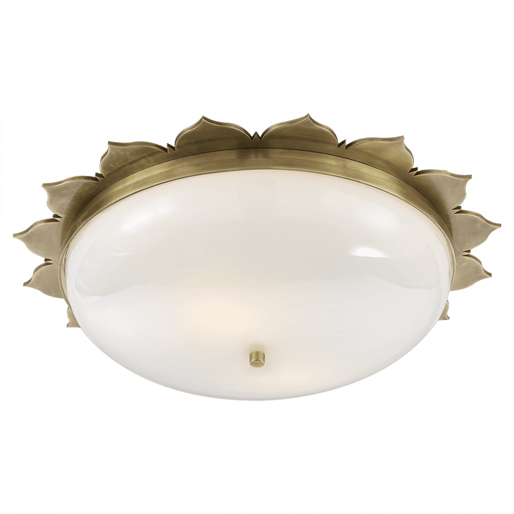 Visual Comfort Signature Rachel Flush Mount Natural Brass