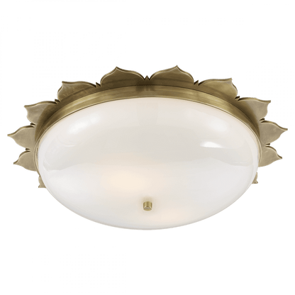 Visual Comfort Signature Rachel Flush Mount Natural Brass