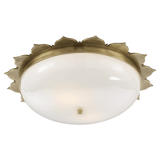Visual Comfort Signature Rachel Flush Mount Natural Brass