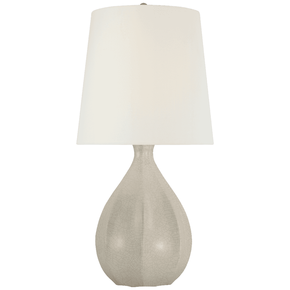 Visual Comfort Signature Rana Large Table Lamp Bone Craquelure