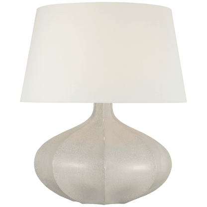 Visual Comfort Signature Rana Medium Wide Table Lamp Bone Craquelure
