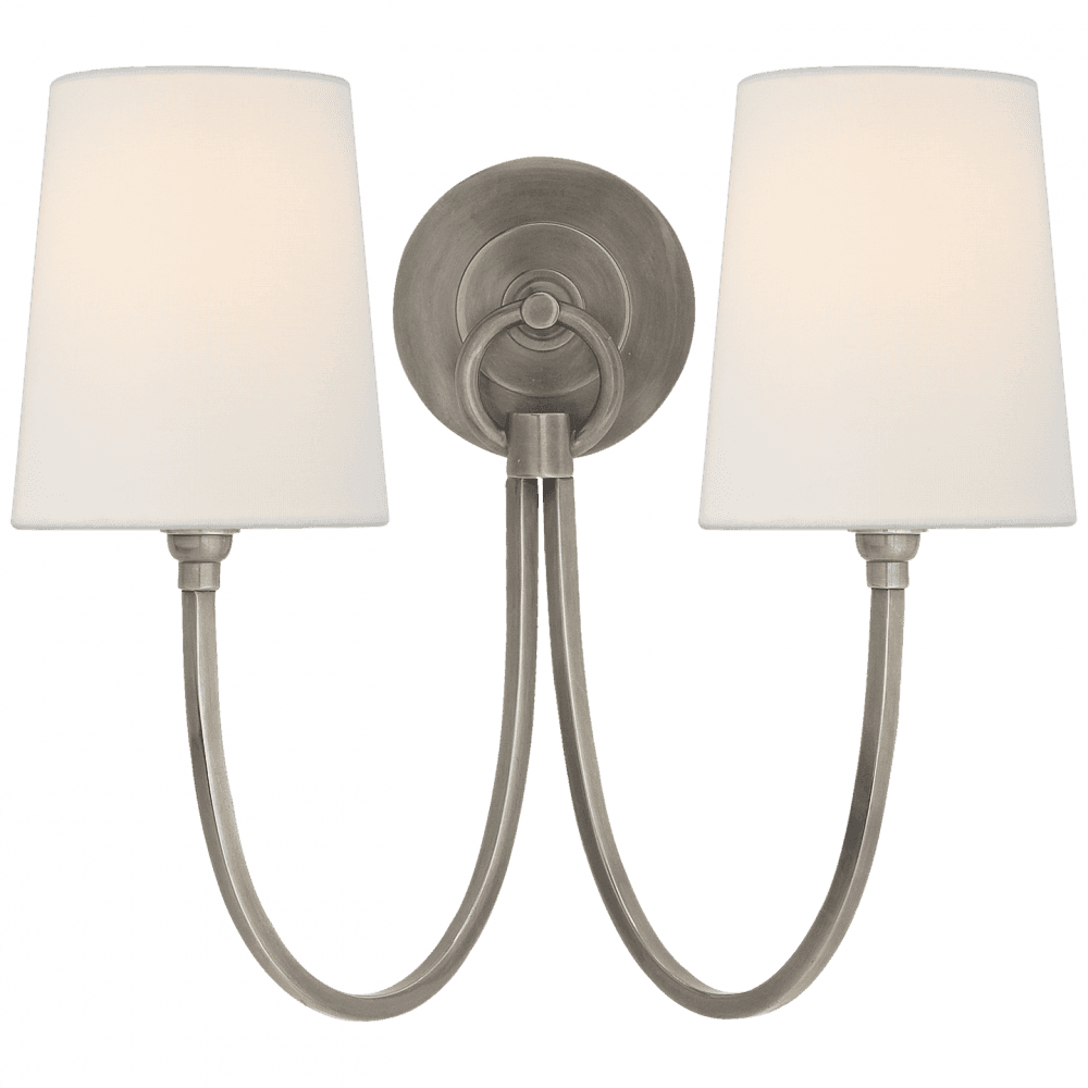 Visual Comfort Signature Reed Double Sconce Bronze