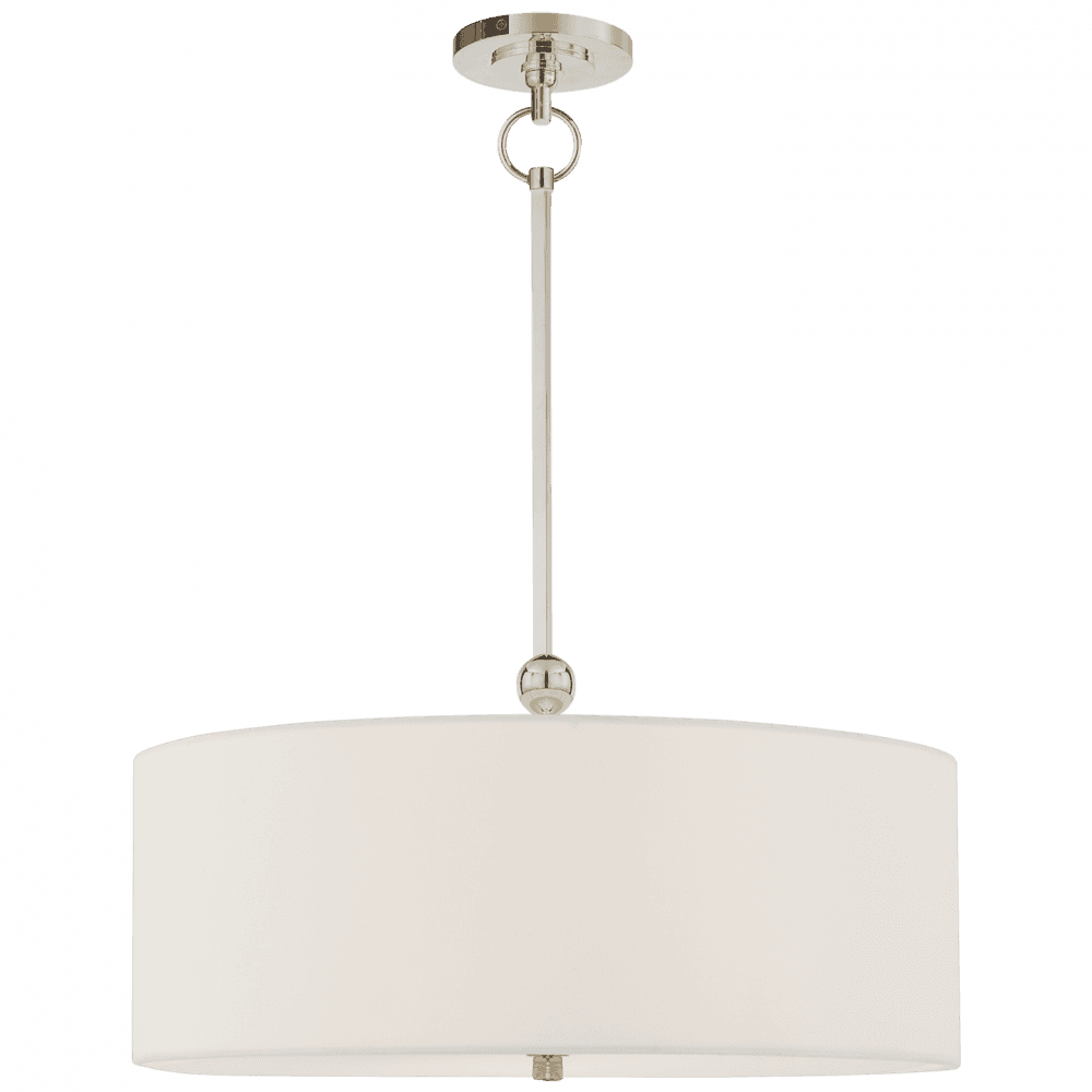 Visual Comfort Signature Reed Hanging Shade Polished Nickel