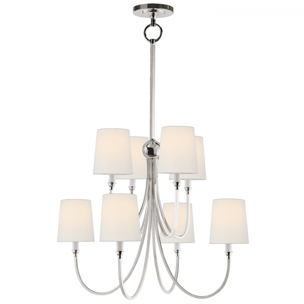 Visual Comfort Signature Reed Large Chandelier Bronze