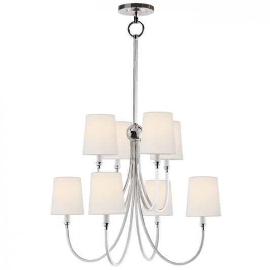 Visual Comfort Signature Reed Large Chandelier Bronze