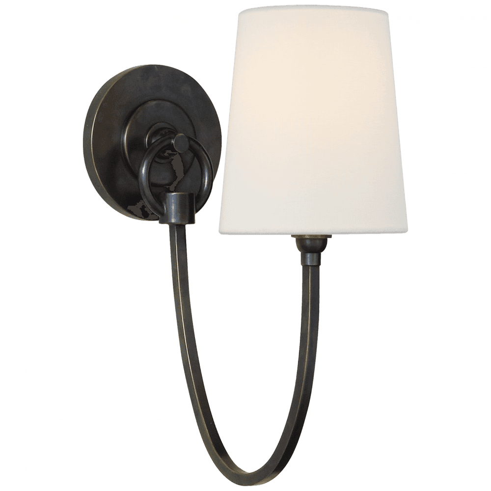 Visual Comfort Signature Reed Single Sconce Bronze