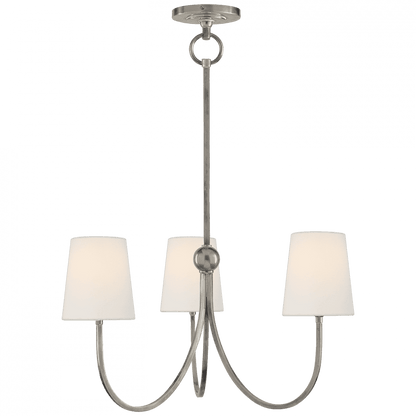 Visual Comfort Signature Reed Small Chandelier Polished Nickel