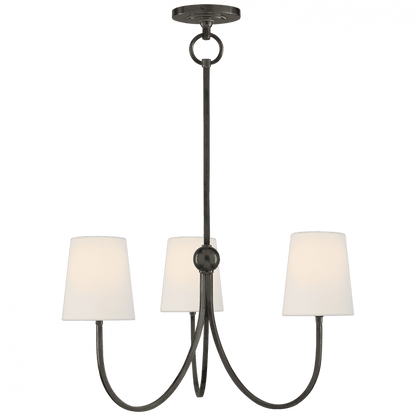 Visual Comfort Signature Reed Small Chandelier Antique Nickel