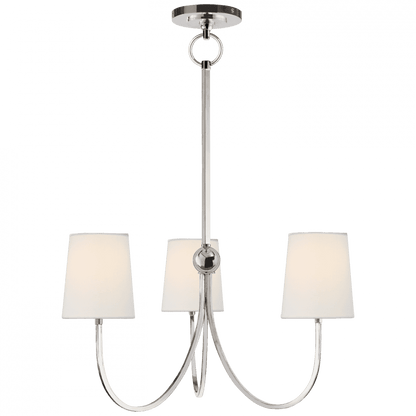 Visual Comfort Signature Reed Small Chandelier Hand-Rubbed Antique Brass