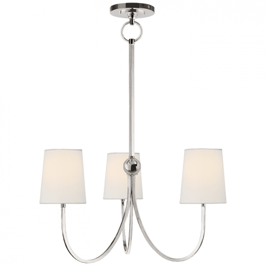 Visual Comfort Signature Reed Small Chandelier Hand-Rubbed Antique Brass