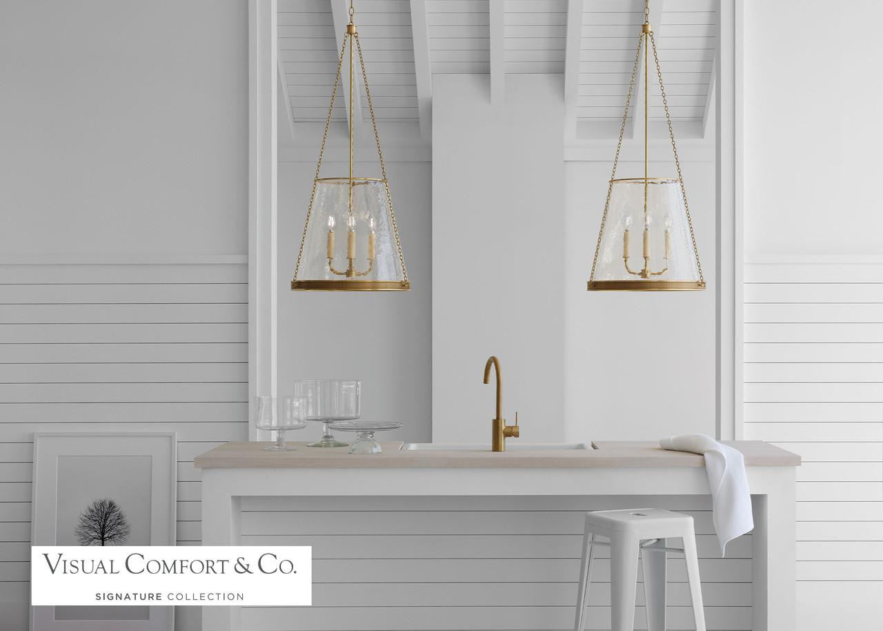 Visual Comfort Signature Reese Pendant Soft Brass