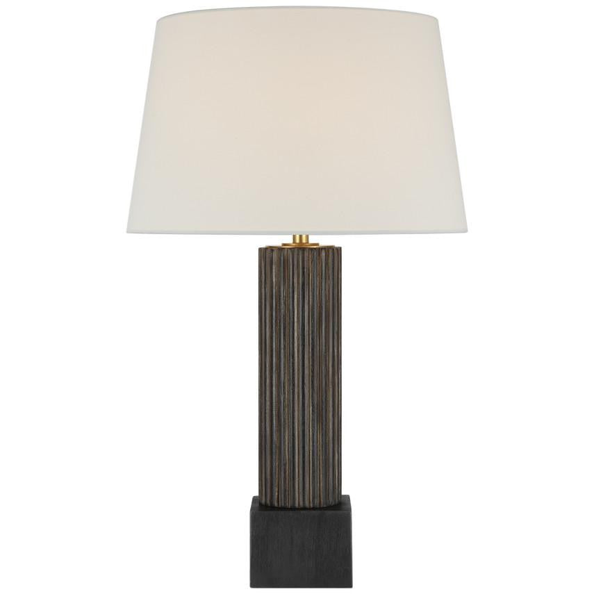 Visual Comfort Signature Reeve 29 Vintage Walnut and Ebonized Oak