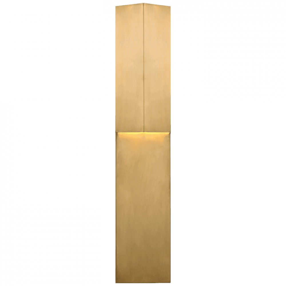 Visual Comfort Signature Rega Folded Wall Sconce Antique-Burnished Brass