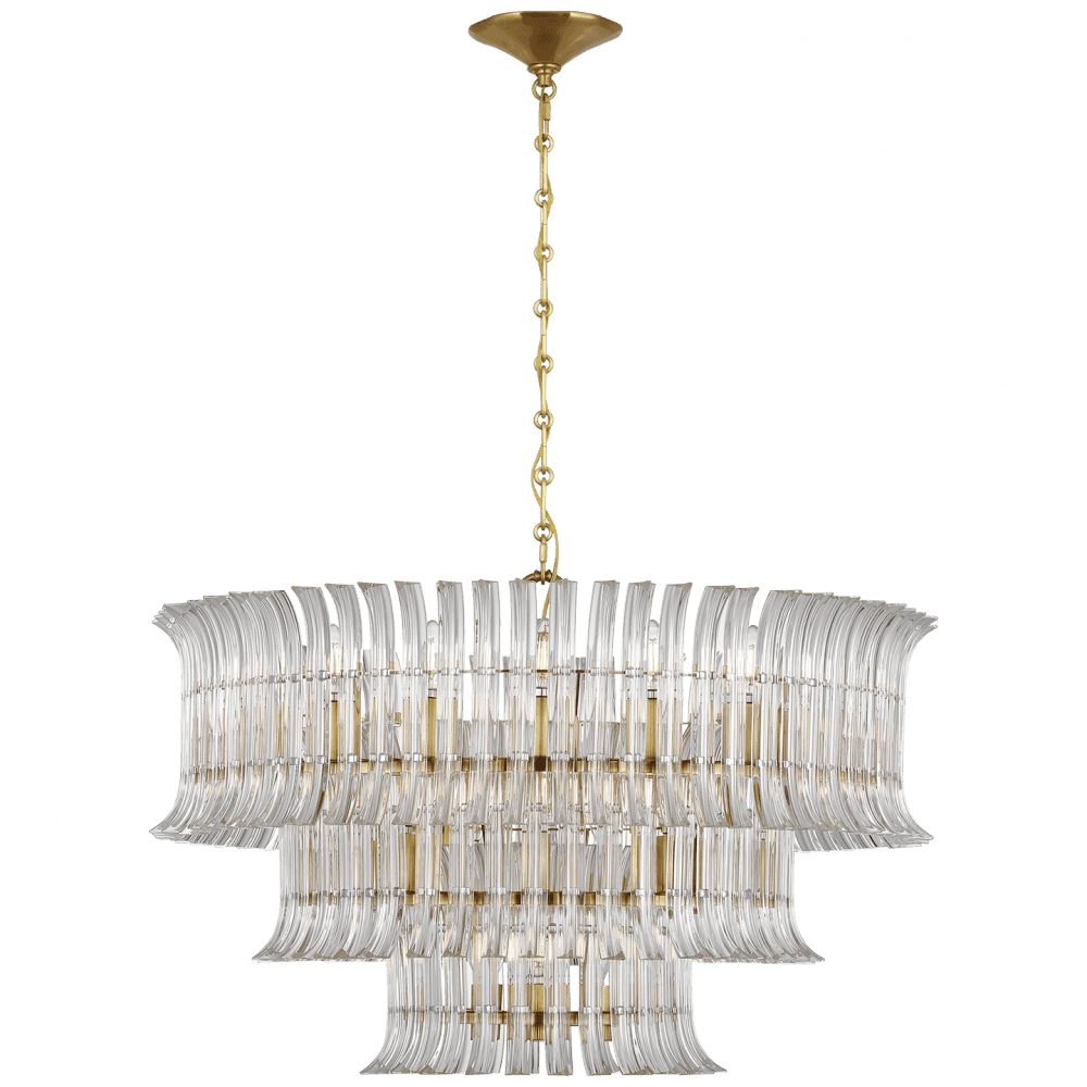 Visual Comfort & Co. Signature Collection Rhine 34" Three Tier Chandelier