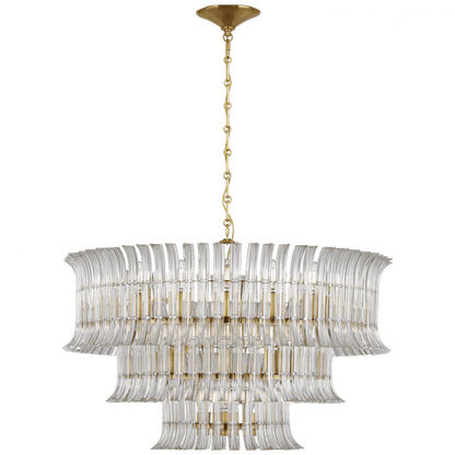 Visual Comfort & Co. Signature Collection Rhine 34" Three Tier Chandelier
