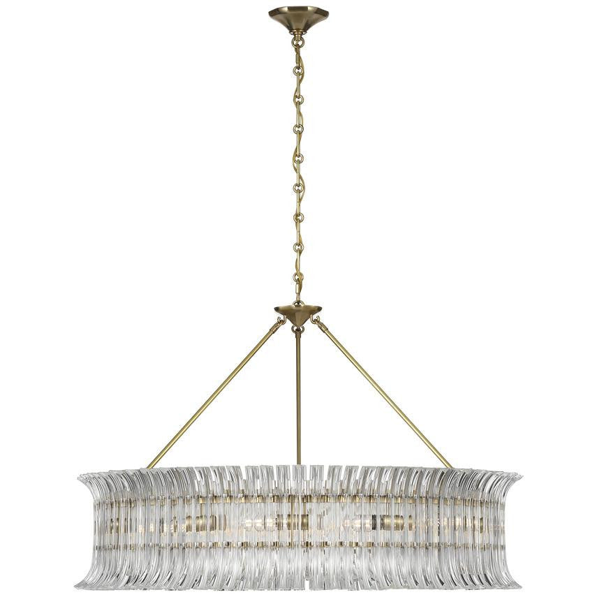 Visual Comfort Signature Rhine 36 Hand-Rubbed Antique Brass
