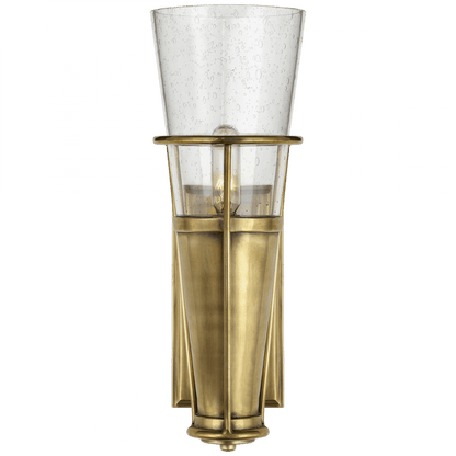 Visual Comfort Signature Robinson Bathroom Wall Sconce Hand-Rubbed Antique Brass