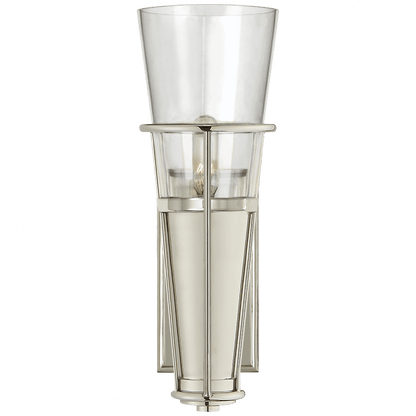 Visual Comfort Signature Robinson Bathroom Wall Sconce Polished Nickel