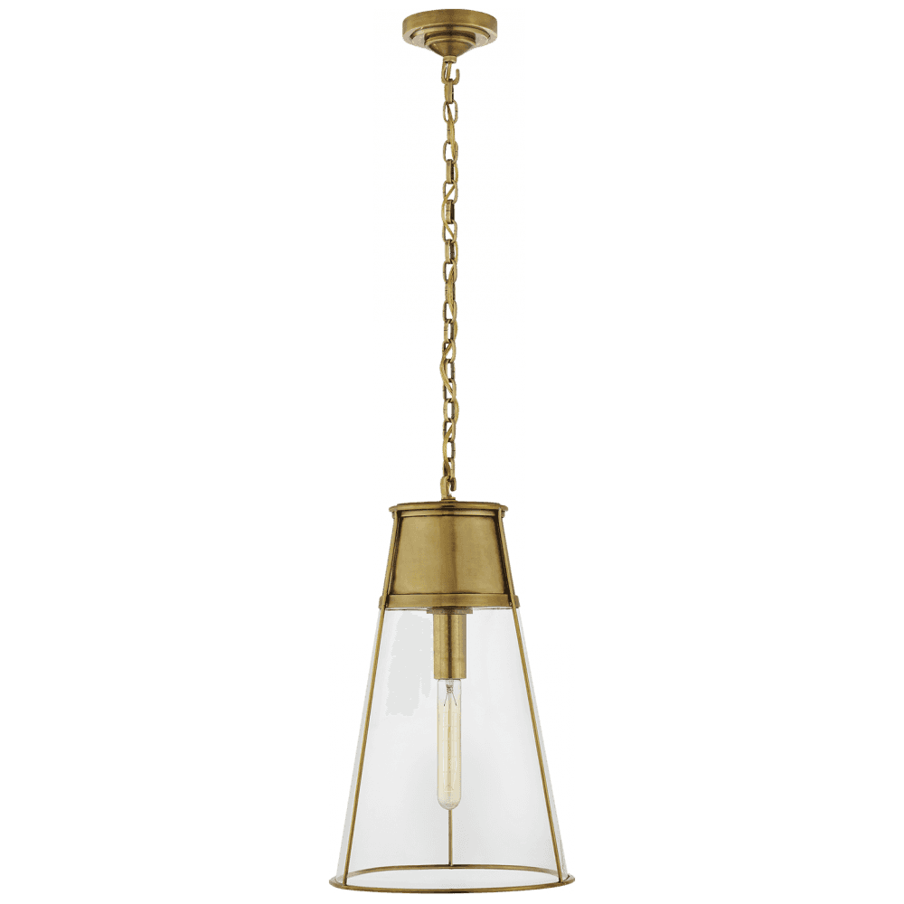 Visual Comfort Signature Robinson Pendant Hand-Rubbed Antique Brass