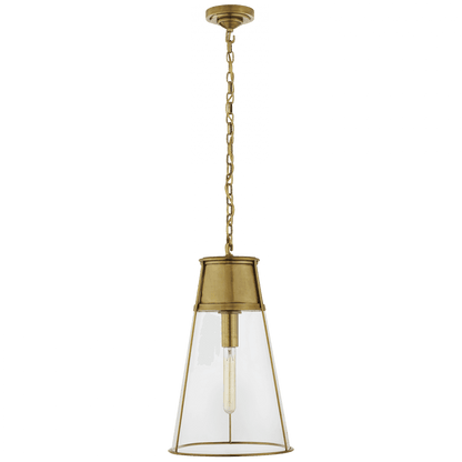 Visual Comfort Signature Robinson Pendant Hand-Rubbed Antique Brass