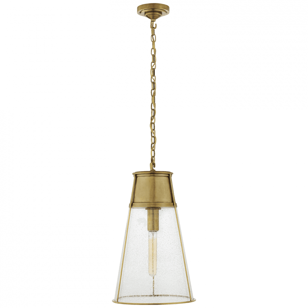 Visual Comfort Signature Robinson Pendant Hand-Rubbed Antique Brass