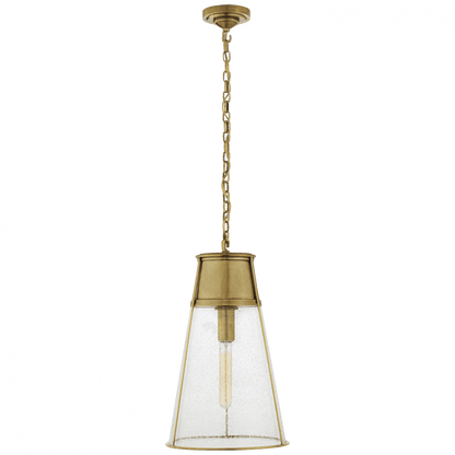 Visual Comfort Signature Robinson Pendant Hand-Rubbed Antique Brass