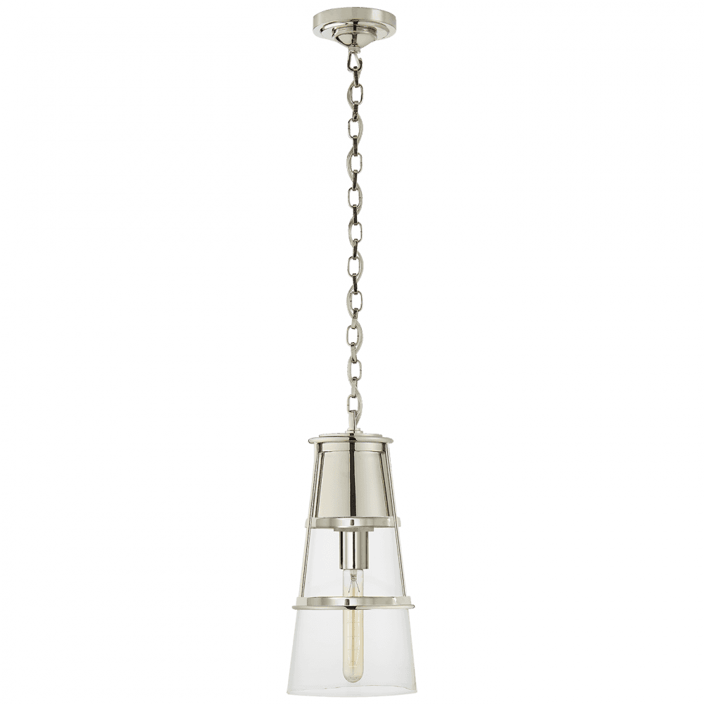 Visual Comfort Signature Robinson Pendant Polished Nickel