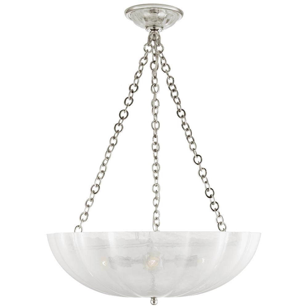 Visual Comfort Signature Rosehill Chandelier Polished Nickel