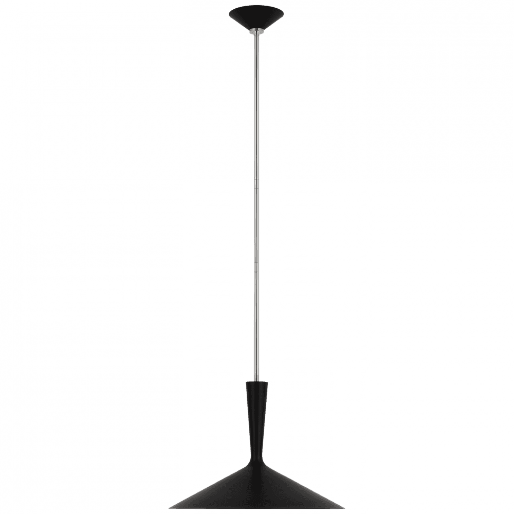 Visual Comfort Signature Rosetta Large Pendant Polished Nickel